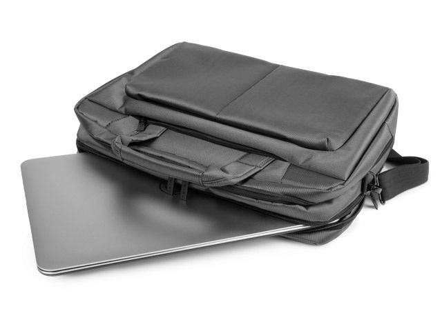 Torba na laptopa 15,6" Natec Gazelle Black - grafitowa (NTO-0812)