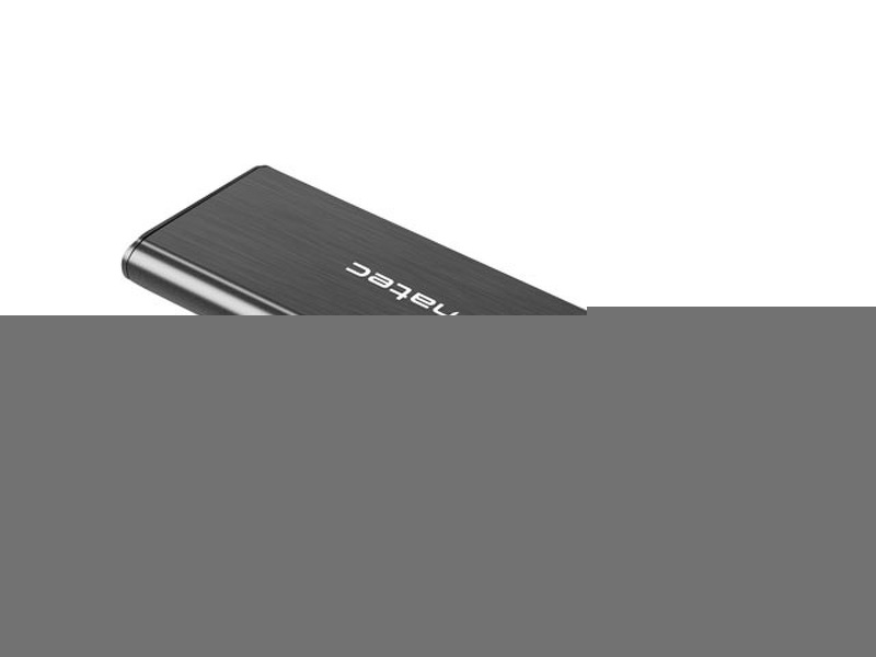 Zdjęcie produktu: Zewnętrzna obudowa SSD Natec Rhino aluminiowa na dyski M.2 SATA Black Slim USB 3.0