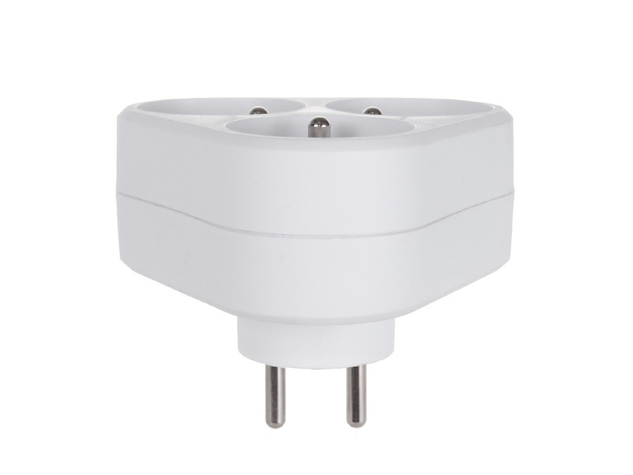 Gniazdko prądowe Maclean, Potrójne z uziemieniem, 16A, max. 3680W, MCE214