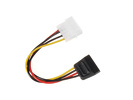Miniatura zdjęcia: Kabel Maclean, Adapter zasilania, Molex, SATA, 15cm, MCTV-633