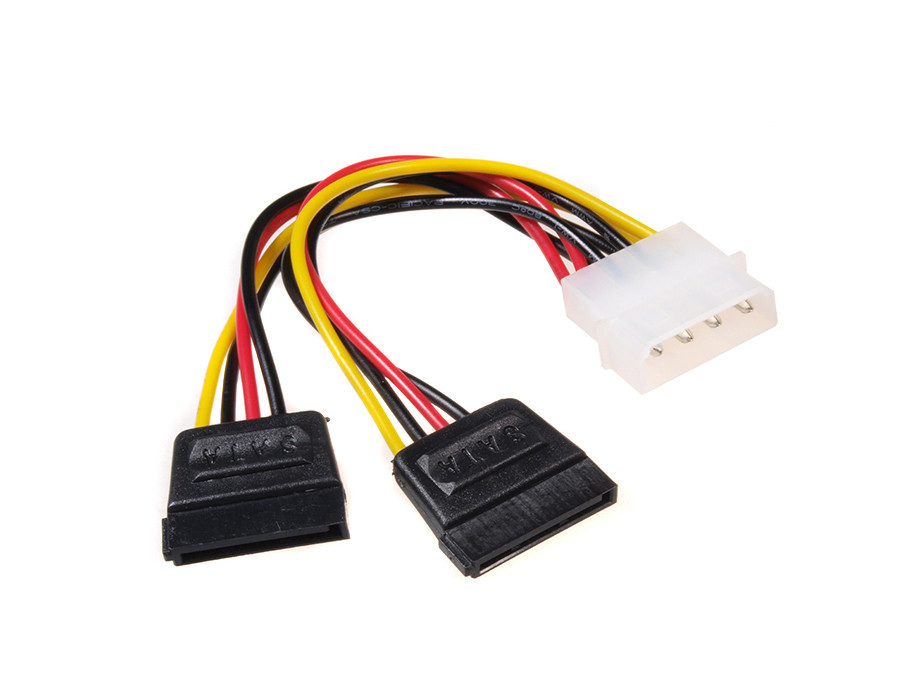 Kabel Maclean, Adapter zasilania, Molex, 2x SATA, 15cm, MCTV-632