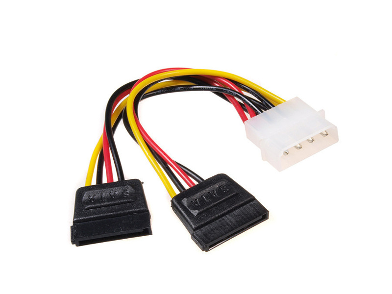 Zdjęcie produktu: Kabel Maclean, Adapter zasilania, Molex, 2x SATA, 15cm, MCTV-632