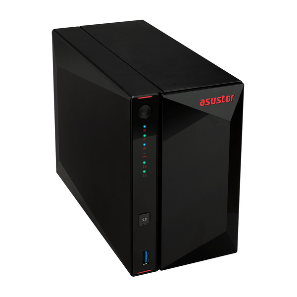 Zdjęcie produktu: Serwer plików Asustor NIMBUSTOR 2 AS5202T 2-bay, Intel Celeron J4005 Dwurdzeniowy 2.0GHz, 8GB RAM DDR4. 2x2.5 GbE LAN, 3x USB 3.2. HDMI 2.0a