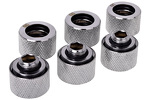 Miniatura zdjęcia: Złączka prosta Alphacool HT 16mm HardTube G1/4 - Chrome (6 szt.)