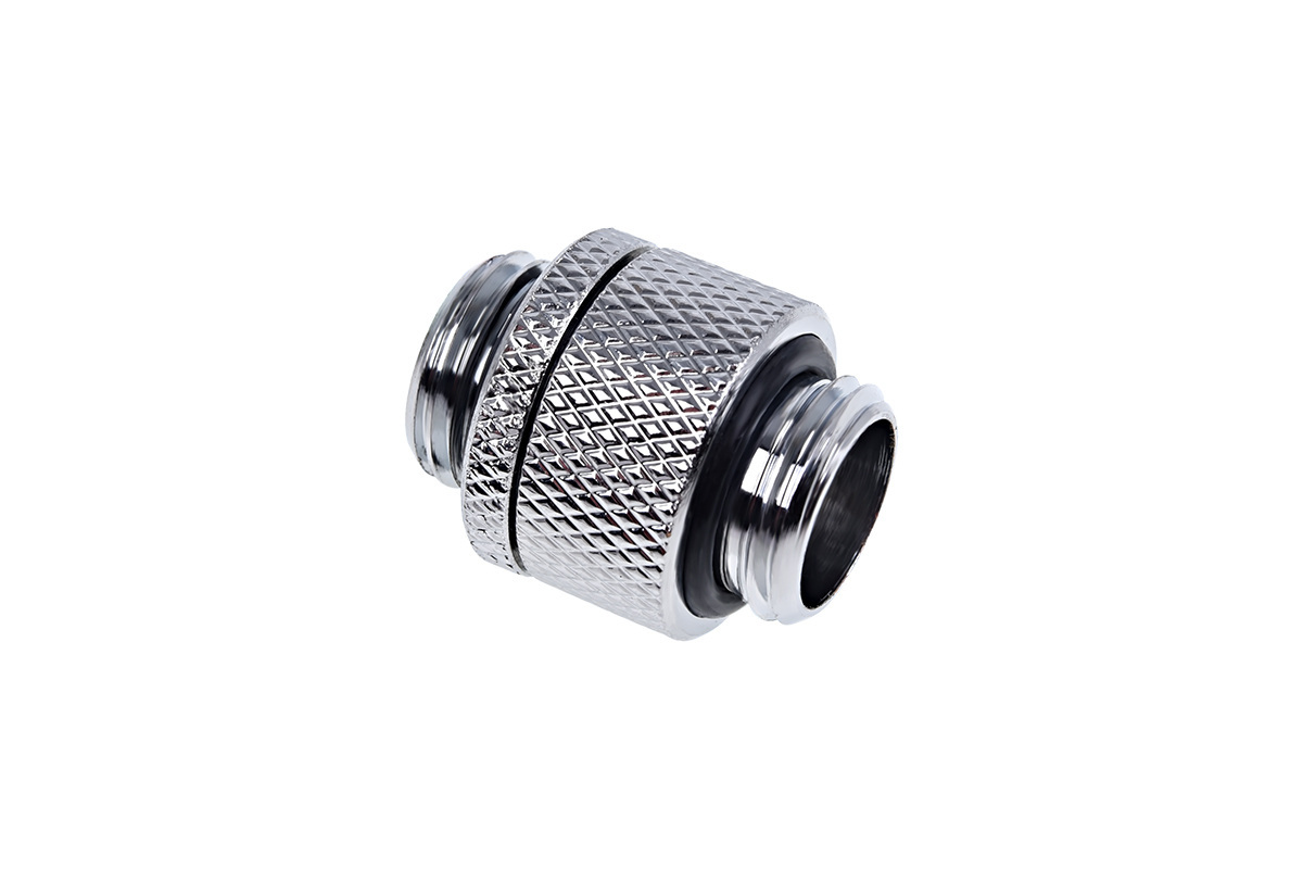 Adapter prosty obrotowy Alphacool Eiszapfen G1/4 GZ na G1/4 GZ - Chrome