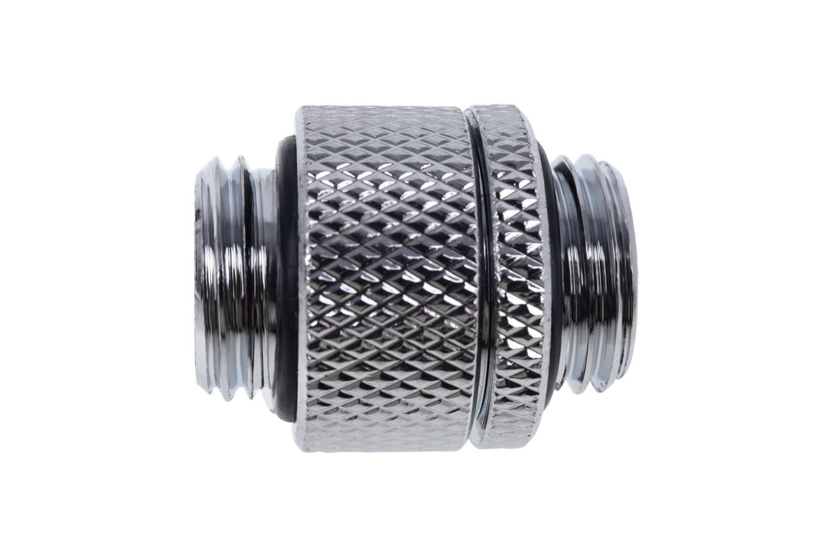 Adapter prosty obrotowy Alphacool Eiszapfen G1/4 GZ na G1/4 GZ - Chrome