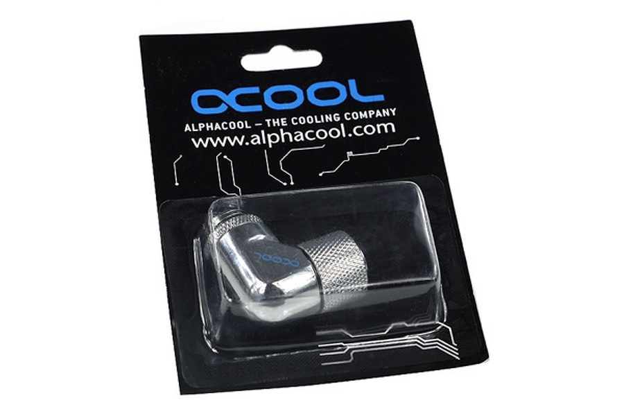 Zdjęcie produktu: Złączka 90° obrotowa Alphacool HF 13/10 G1/4 - Chrome