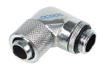 Miniatura zdjęcia: Złączka 90° obrotowa Alphacool HF 13/10 G1/4 - Chrome