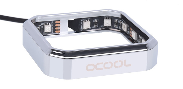 Miniatura produktu: Alphacool Aurora XPX RGB frame - chrome