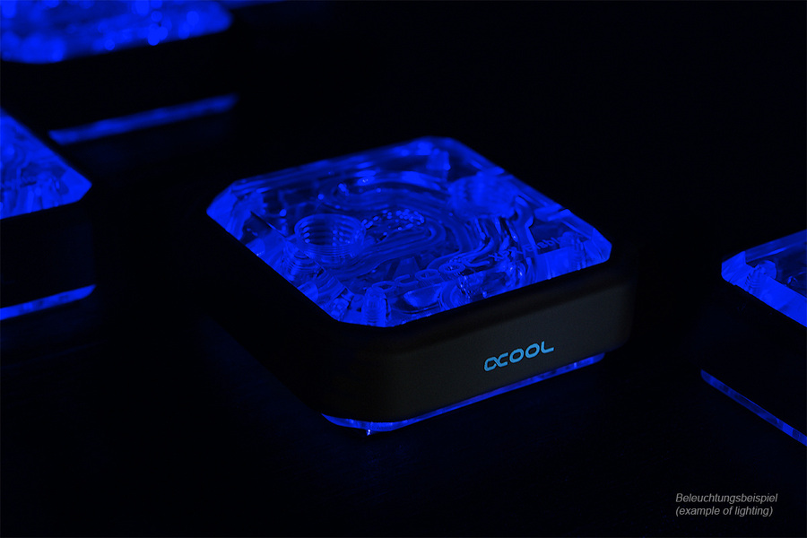 Zdjęcie produktu: Ramka do bloku Alphacool Aurora XPX RGB Frame - Black
