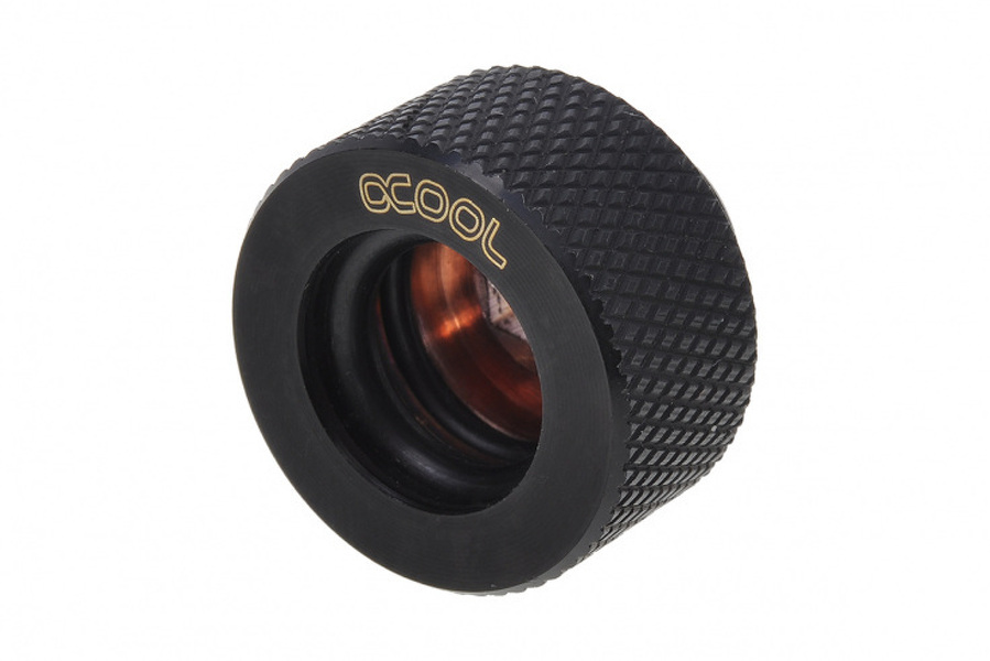 Zdjęcie produktu: Alphacool HT 16mm HardTube compression fitting G1/4 - knurled - deep black Zdjęcie produktu: Alphacool HT 16mm HardTube compression fitting G1/4 - knurled - deep black