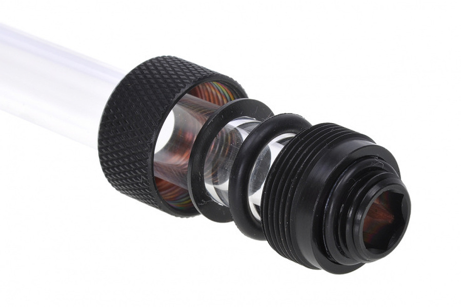 Zdjęcie produktu: Alphacool HT 16mm HardTube compression fitting G1/4 - knurled - deep black Zdjęcie produktu: Alphacool HT 16mm HardTube compression fitting G1/4 - knurled - deep black