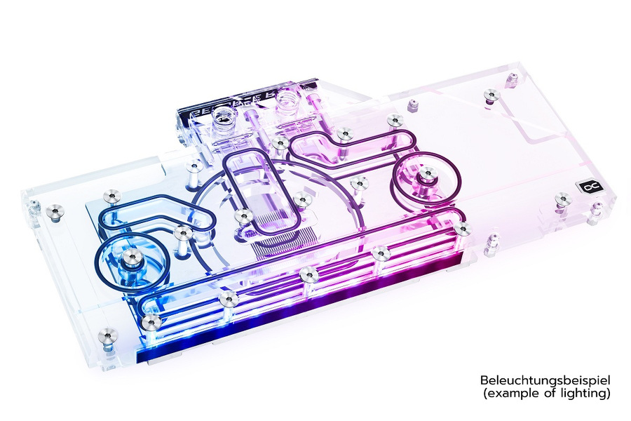 Zdjęcie produktu: WAK Alphacool Eisblock Aurora Acryl GPX-N RTX 3080/3090 Turbo with Backplate Zdjęcie produktu: WAK Alphacool Eisblock Aurora Acryl GPX-N RTX 3080/3090 Turbo with Backplate