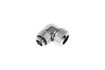 Miniatura zdjęcia: Alphacool Eiszapfen 13mm HardTube compression fitting 90° rotatable G1/4 - knurled - chrome