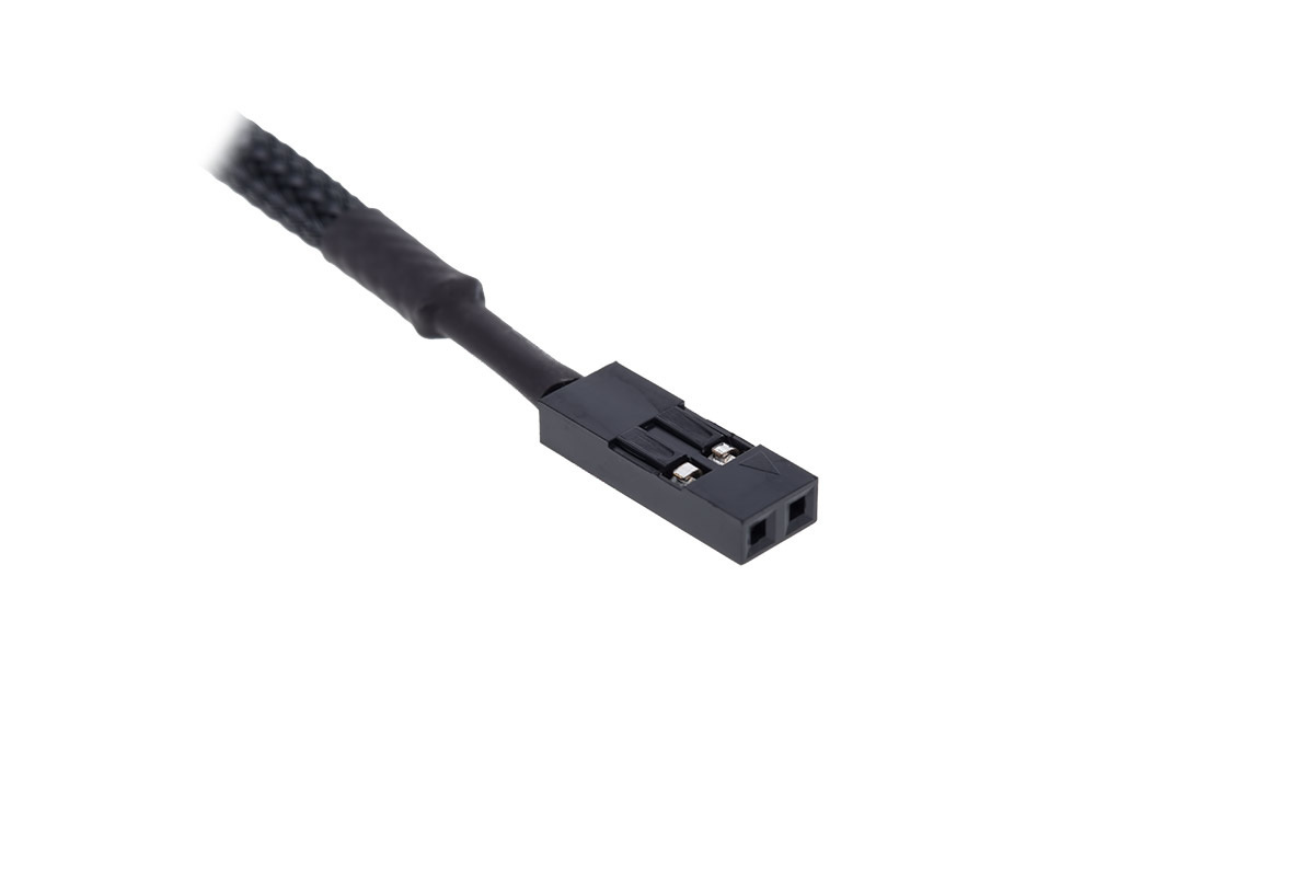 Alphacool Eiszapfen temperature sensor G1/4 IG/IG mit AG Adapter - deep black