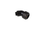 Miniatura zdjęcia: Alphacool Eiszapfen 16mm HardTube compression fitting 45° rotatable G1/4 - knurled - deep black Miniatura zdjęcia: Alphacool Eiszapfen 16mm HardTube compression fitting 45° rotatable G1/4 - knurled - deep black