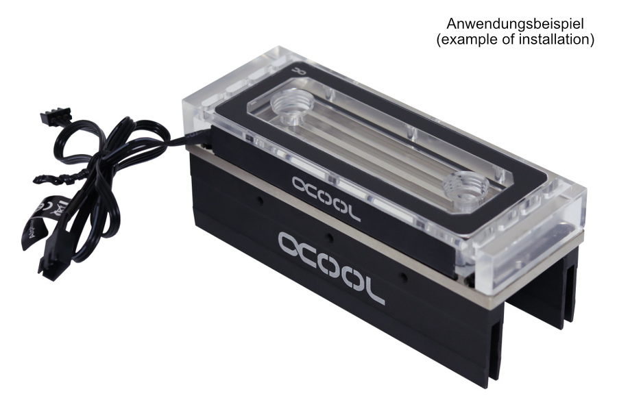 Zdjęcie produktu: Alphacool Aurora Acryl X4 D-RAM water block