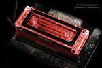 Miniatura zdjęcia: Alphacool Aurora Acryl X4 D-RAM water block