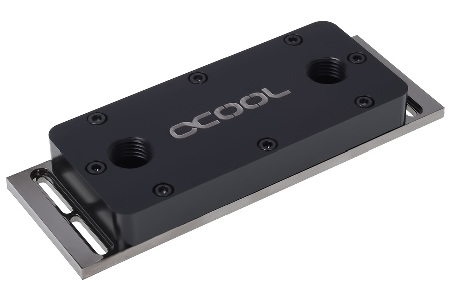 Zdjęcie produktu: Blok wodny RAM Alphacool D-RAM Cooler X4 Universal - Acetal Black Nickel