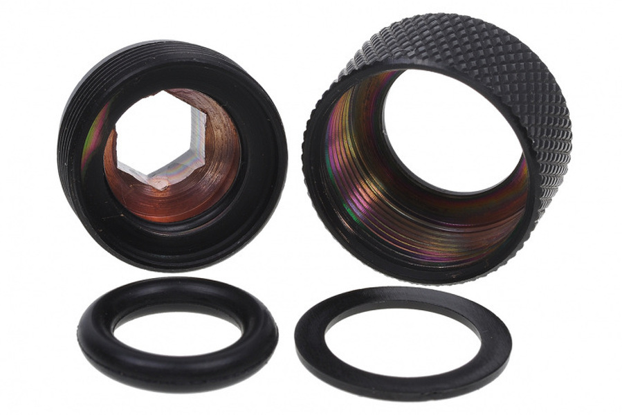 Zdjęcie produktu: Alphacool HT 13mm HardTube compression fitting G1/4 - knurled - deep black