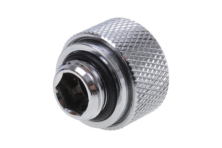 Miniatura produktu: Alphacool HT 13mm HardTube compression fitting G1/4 - knurled - chrome