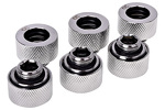 Miniatura zdjęcia: Alphacool HT 13mm HardTube compression fitting G1/4 - knurled - chrome sixpack Miniatura zdjęcia: Alphacool HT 13mm HardTube compression fitting G1/4 - knurled - chrome sixpack