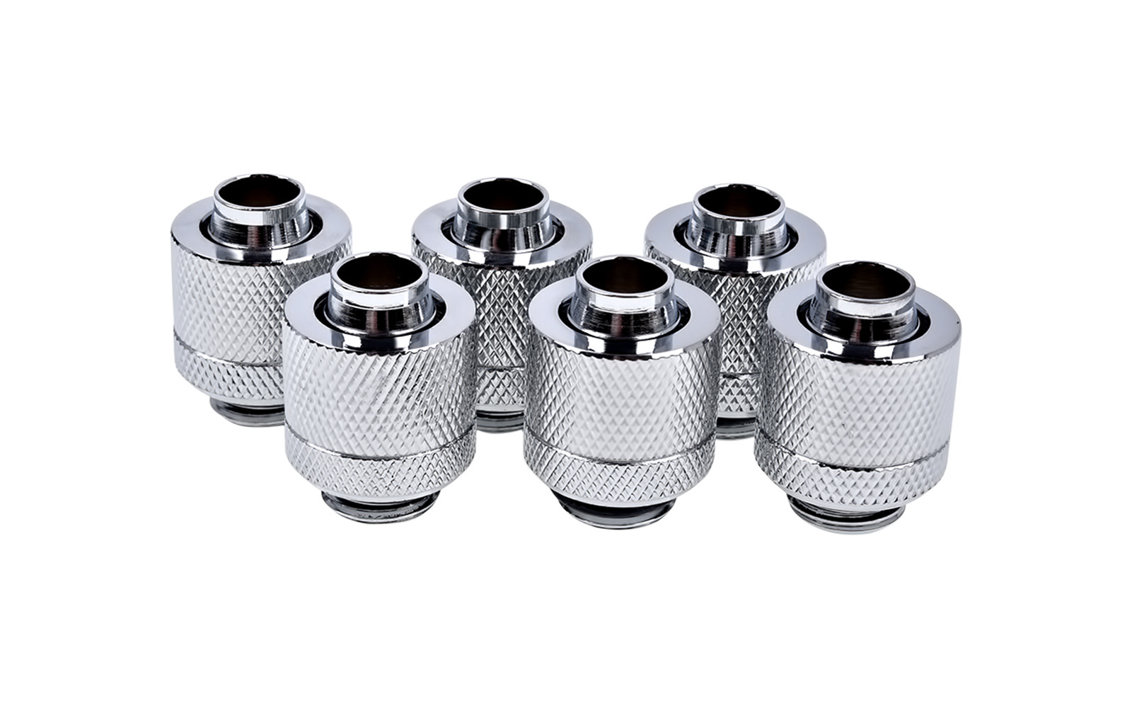 Alphacool Eiszapfen 13/10mm compression fitting G1/4 - chrome sixpack