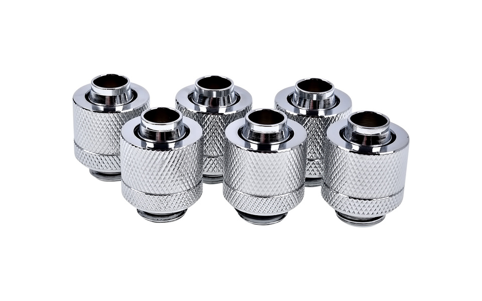Zdjęcie produktu: Alphacool Eiszapfen 13/10mm compression fitting G1/4 - chrome sixpack