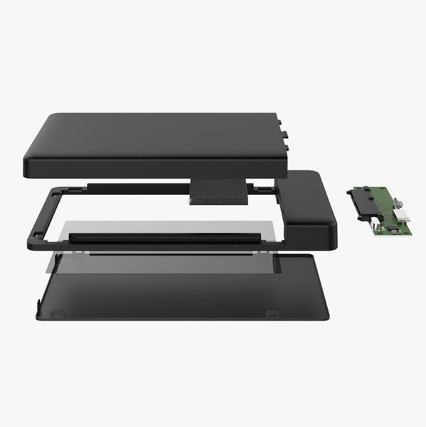 Obudowa zewnętrzna na dysk 2,5" HDD/SSD ORICO, SATA III, USB-A 3.1 metal czarna (2588US3-V1-BK-BP)