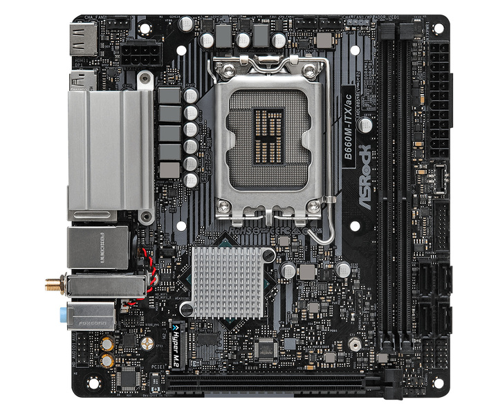 Zdjęcie produktu: Płyta główna ASRock B660M-ITX/ac DDR4 LGA1700 Zdjęcie produktu: Płyta główna ASRock B660M-ITX/ac DDR4 LGA1700