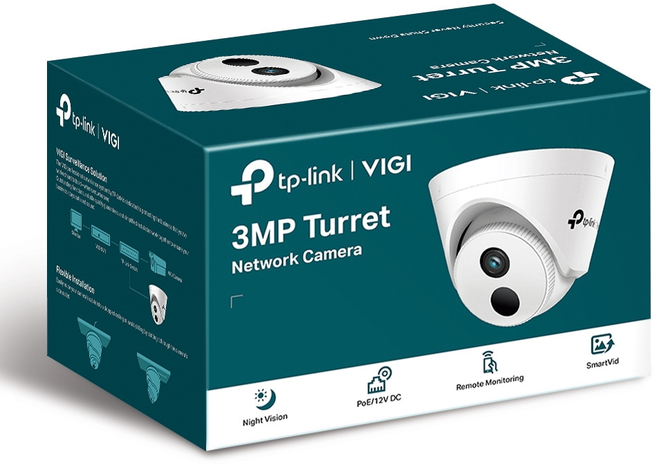 TP-LINK Kamera sieciowa VIGI C400HP-4 3MP Turret TP-LINK Kamera sieciowa VIGI C400HP-4 3MP Turret