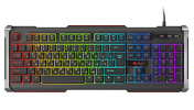 Miniatura zdjęcia: Klawiatura Genesis Rhod 400 RGB układ ukraiński, podświetlana dla graczy, NKG-1059