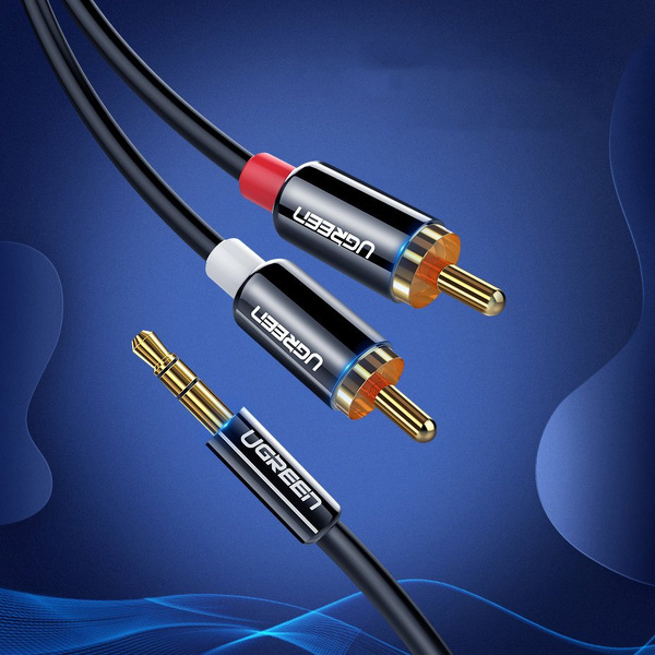 Zdjęcie produktu: UGREEN AV116 Przewód 3,5mm miniJack do 2RCA (Cinch) 5m - czarny (10591)