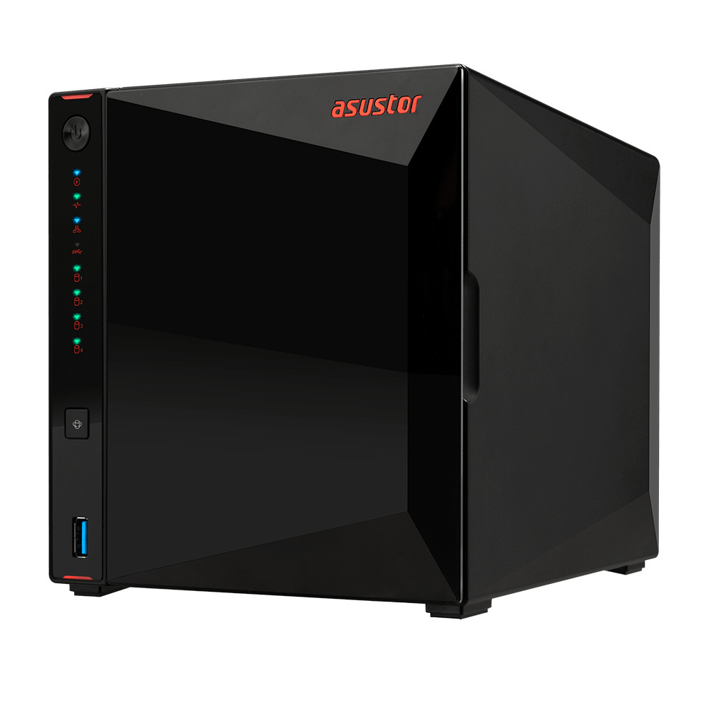 Serwer plików Asustor NIMBUSTOR 4 AS5304T 4-bay, Intel Celeron J4105 Czterordzeniowy 1.5GHz, 8GB RAM DDR4. 2x2.5 GbE LAN, 3x USB 3.2. HDMI 2.0a Serwer plików Asustor NIMBUSTOR 4 AS5304T 4-bay, Intel Celeron J4105 Czterordzeniowy 1.5GHz, 8GB RAM DDR4. 2x2.5 GbE LAN, 3x USB 3.2. HDMI 2.0a