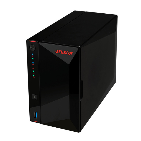 Zdjęcie produktu: Serwer plików Asustor NIMBUSTOR 2 AS5202T 2-bay, Intel Celeron J4005 Dwurdzeniowy 2.0GHz, 4GB RAM DDR4. 2x2.5 GbE LAN, 3x USB 3.2. HDMI 2.0a