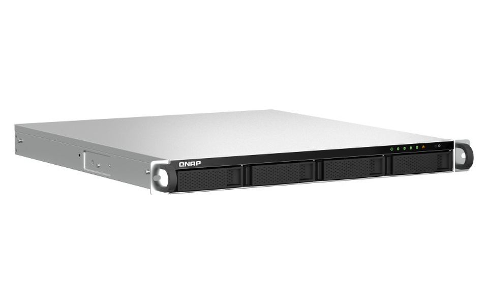 Zdjęcie produktu: Serwer plików QNAP TS-464U-RP-4G 4-Bay, rozbudowany do 8G, Intel Celeron N5105/N5095 4-core 2,9 GHz, 8GB DDR4, 2x2,5GbE LAN, USB 3.2x2, USB 2.0x2, 1xHDMI v1.4b, 1x PCIe Gen 3 x2