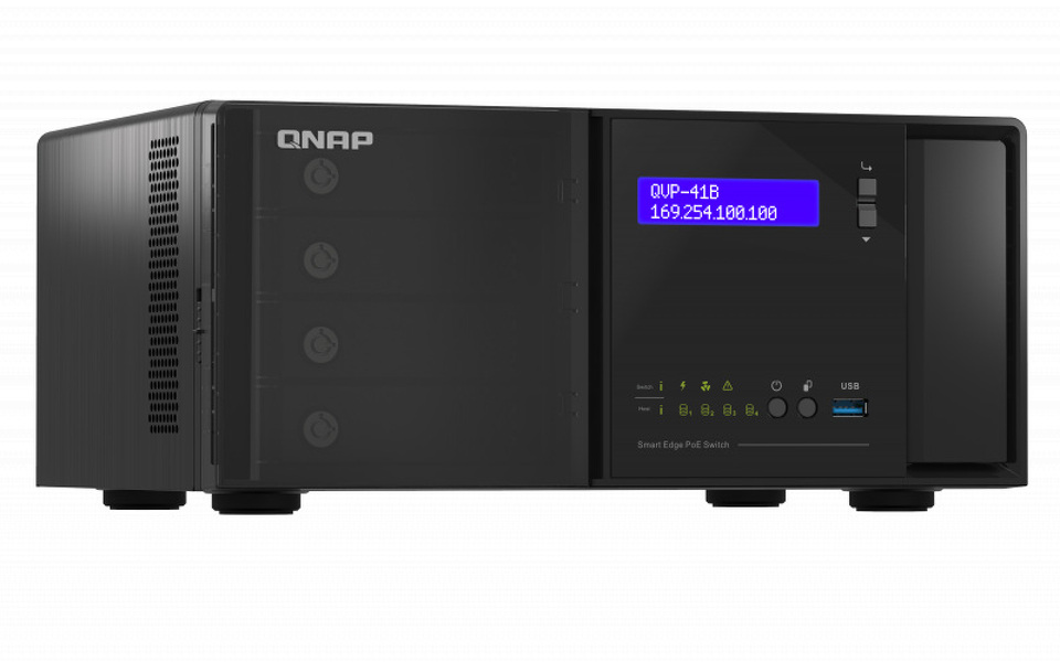 Zdjęcie produktu: Serwer NVR QNAP QVP-41B-8G-P