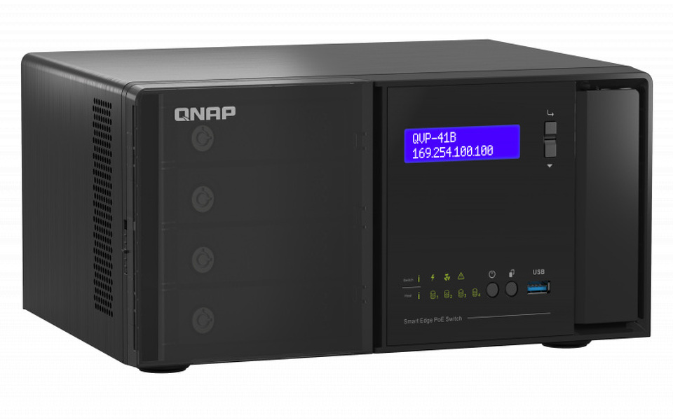 Zdjęcie produktu: Serwer NVR QNAP QVP-41B-8G-P