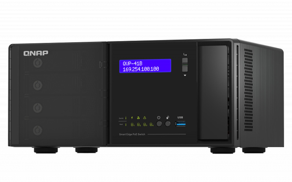 Zdjęcie produktu: Serwer NVR QNAP QVP-41B-8G-P