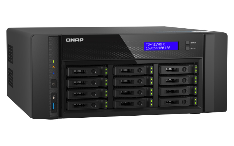 Serwer plików QNAP TS-h1290FX-7232P-64G 12-bay; 64GB Serwer plików QNAP TS-h1290FX-7232P-64G 12-bay; 64GB