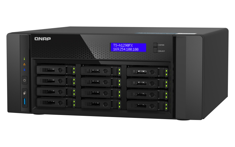 Serwer plików QNAP TS-h1290FX-7232P-64G 12-bay; 64GB Serwer plików QNAP TS-h1290FX-7232P-64G 12-bay; 64GB