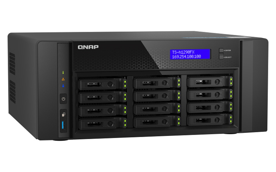 Zdjęcie produktu: Serwer plików QNAP TS-h1290FX-7302P-128G 12-bay; 128GB Zdjęcie produktu: Serwer plików QNAP TS-h1290FX-7302P-128G 12-bay; 128GB