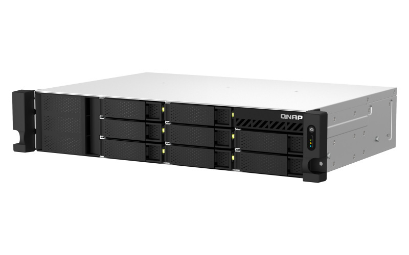 Serwer plików QNAP TS-864eU-RP-4G 8-Bay, Intel Celeron N5105/N5095 4-core 2,9 GHz, 4GB DDR4, 2x2,5GbE LAN, USB 3.2x2, USB 2.0x2, 1xHDMI v1.4b, 1x PCIe Gen 3 x2