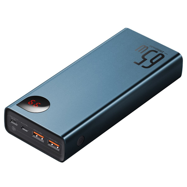 Zdjęcie produktu: Powerbank Baseus Adaman Metal, 20000mAh, PD, QC 3.0, 65W, 2xUSB + USB TYP-C + micro USB - niebieski (PPIMDA-D03) Zdjęcie produktu: Powerbank Baseus Adaman Metal, 20000mAh, PD, QC 3.0, 65W, 2xUSB + USB TYP-C + micro USB - niebieski (PPIMDA-D03)