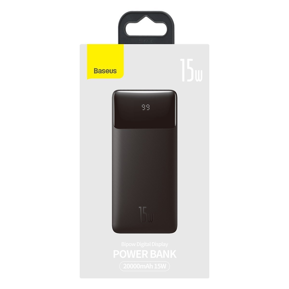 Powerbank Baseus Bipow 20000mAh, 2xUSB, USB TYP-C, 15W - czarny (PPDML-J01) Powerbank Baseus Bipow 20000mAh, 2xUSB, USB TYP-C, 15W - czarny (PPDML-J01)