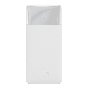 Miniatura produktu: Powerbank Baseus Bipow 20000mAh, 2xUSB, USB TYP-C, 15W - biały (PPDML-J02)