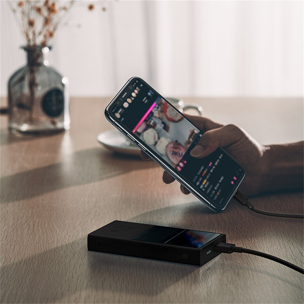 Zdjęcie produktu: Powerbank Baseus Super Mini, 10000mAh, USB + USB-C, SCP, QC 3.0, PD, 22.5W (czarny) (PPMN-A01) Zdjęcie produktu: Powerbank Baseus Super Mini, 10000mAh, USB + USB-C, SCP, QC 3.0, PD, 22.5W (czarny) (PPMN-A01)