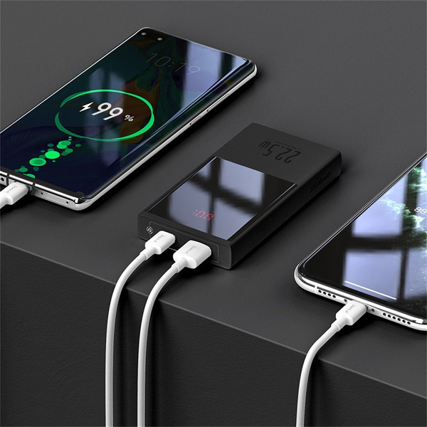 Zdjęcie produktu: Powerbank Baseus Super Mini, 10000mAh, USB + USB-C, SCP, QC 3.0, PD, 22.5W (czarny) (PPMN-A01) Zdjęcie produktu: Powerbank Baseus Super Mini, 10000mAh, USB + USB-C, SCP, QC 3.0, PD, 22.5W (czarny) (PPMN-A01)