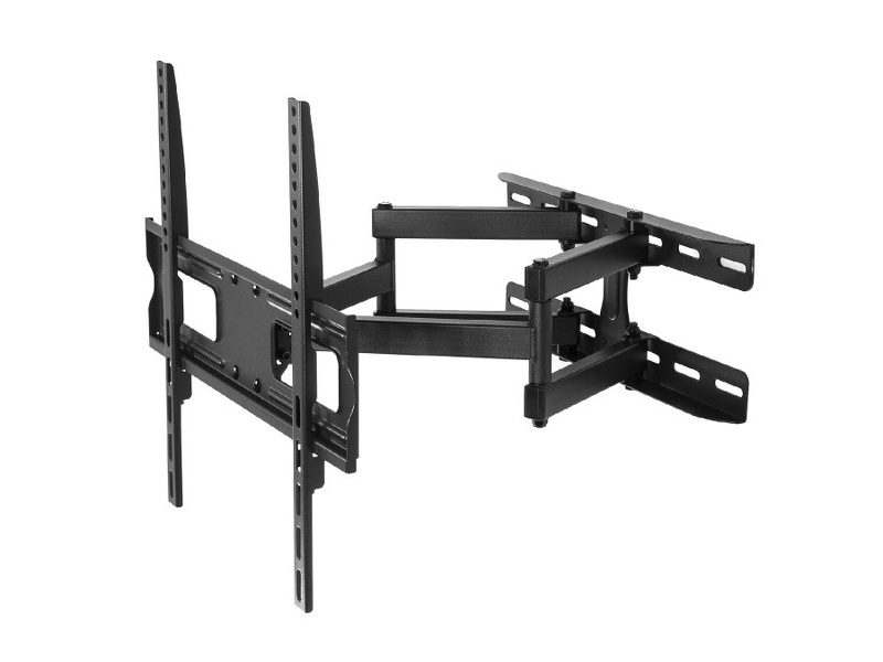 Zdjęcie produktu: Uchwyt do telewizora lub monitora Maclean, uniwersalny, max. VESA 400x400, 26-55", do 30kg, czarny, (MC-760)