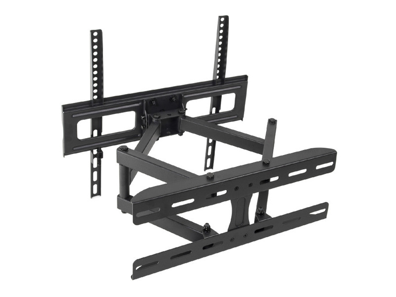 Zdjęcie produktu: Uchwyt do telewizora lub monitora Maclean, uniwersalny, max. VESA 400x400, 26-55", do 30kg, czarny, (MC-760)